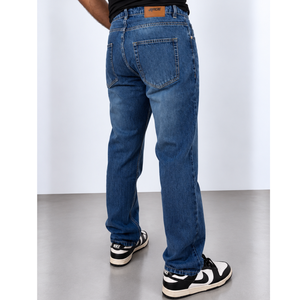 RAGE® Straight Fit Mid wash Men’s Jeans