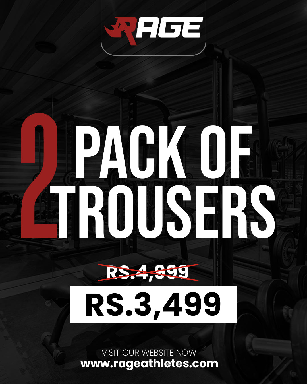 Bundle Pack of Any 2 Trousers