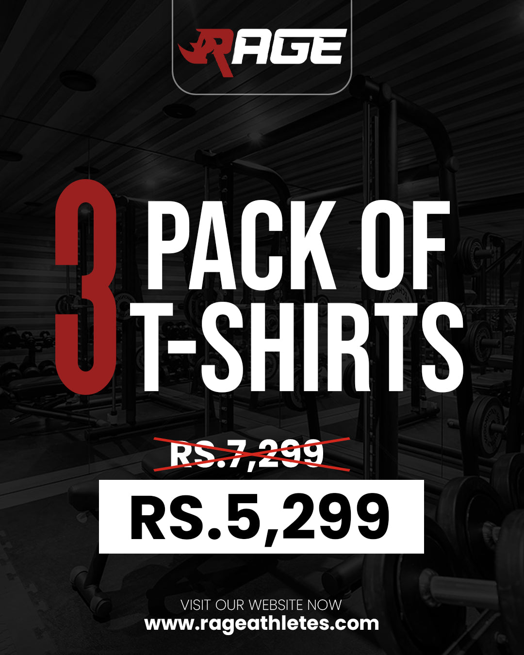 Bundle Pack of Any 3 T-Shirts