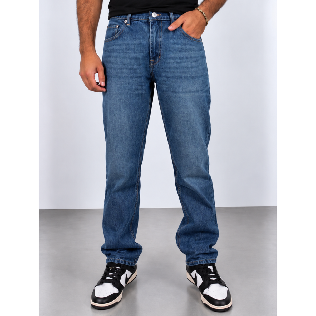 RAGE® Straight Fit Mid wash Men’s Jeans