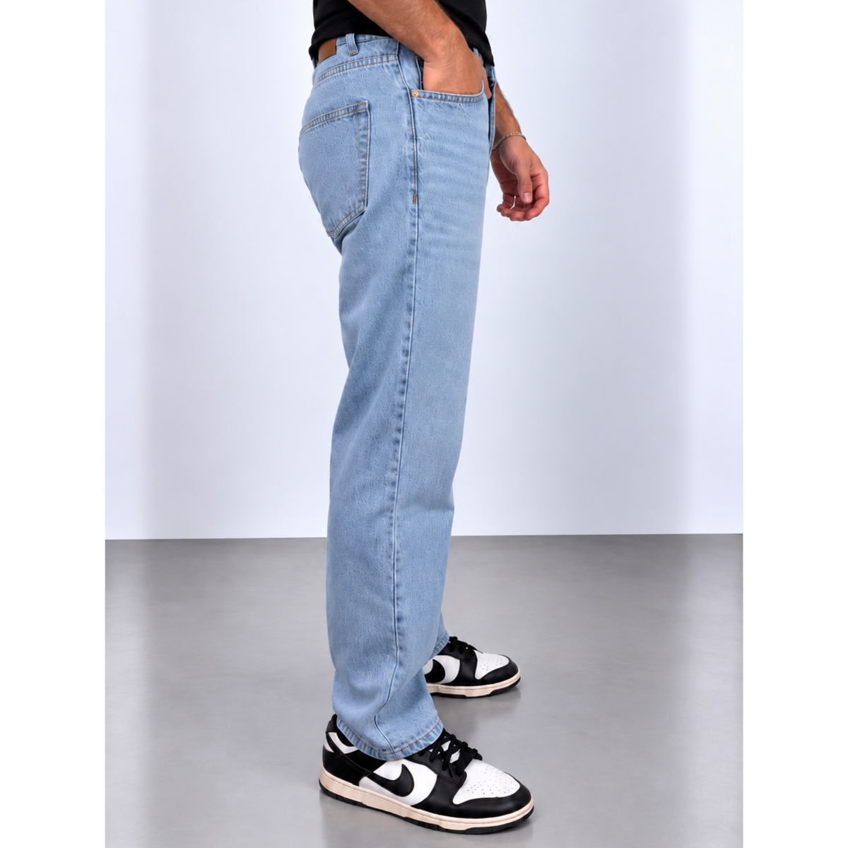 RAGE® Light Blue Straight Fit Men’s Jeans
