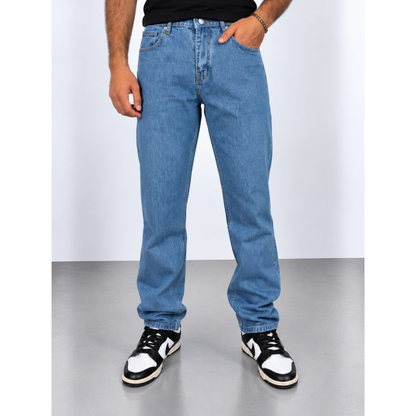 RAGE® Loose Straight Fit Sky Blue Jeans