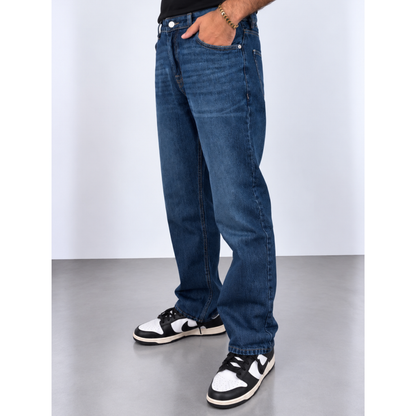 RAGE® Straight Fit Dark Wash Men’s Jeans