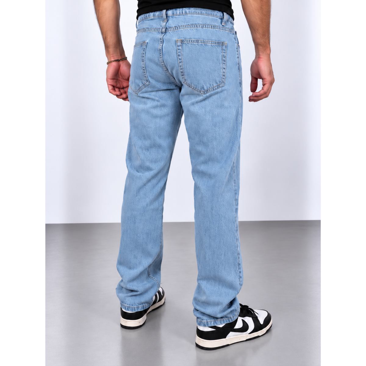 RAGE® Light Blue Straight Fit Men’s Jeans